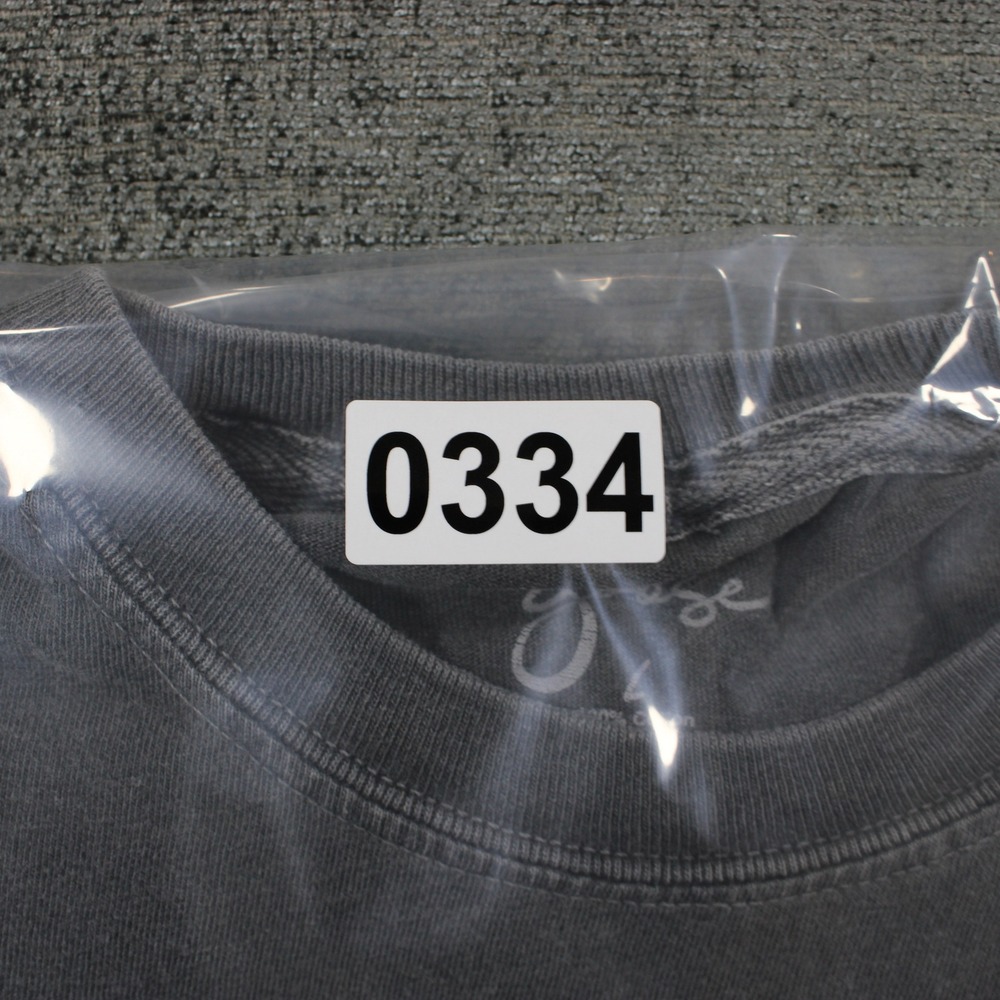 Goose Band Tee Luna Moth Graphic Mineral Wash Charcoal Grey T-Shirt Large - Picture 9 of 9